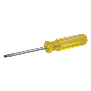 Slotted Screwdriver - 3/8", 10", Round, Plastic, 14-1/2", 10", 14-3/4" L x 1-1/4" W, 3/8"