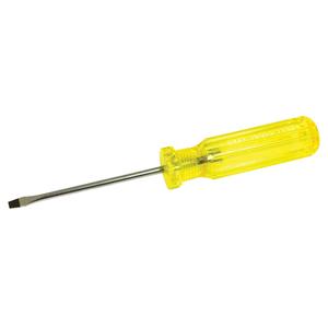 Slotted Screwdriver - 3/16", 3", Round, Plastic, 8-1/4", 3/16", 4", 8-1/2" L x 1-3/16" W x 1-3/16" H