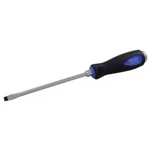 Slotted Screwdriver - 1/4", 6", Round, Cushion Grip, 10-1/4", 10" L x 1-1/4" W x 1-1/4" H, 15/64", 6"