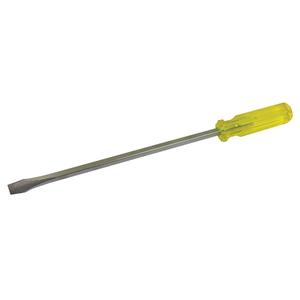Slotted Screwdriver - 1/2", 12", Square, Plastic, 16-3/4", 1-1/4", Limited Lifetime