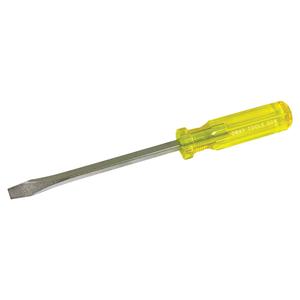 Slotted Screwdriver - 5/16", 6", Square, Plastic, 10-1/4", 1", Limited Lifetime