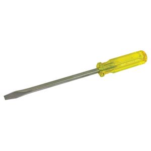 Slotted Screwdriver - 3/8", 8", Square, Plastic, 12-1/2", 1-1/4", Limited Lifetime