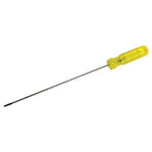 Electrician's Slotted Screwdriver - 1/8", 8", Round, Plastic, 11-1/2", 1", 1", Limited Lifetime