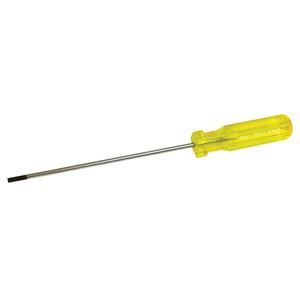 Electrician's Slotted Screwdriver - 5/32", 6", Round, Plastic, 9-1/2", 1", 1", Limited Lifetime