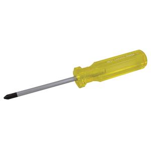 Phillips Screwdriver - #0, 2-3/8", Round, Plastic, 5-5/16", 13/16", 13/16", Limited Lifetime