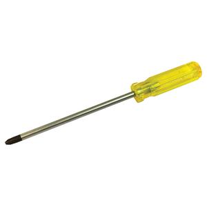 Phillips Screwdriver - #4, 8", Round, Plastic, 12-1/2", 1-1/4", Limited Lifetime