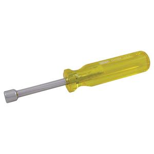 Nut Driver - 5 mm, 6-3/4", Non Magnetic, Plastic, Amber, 1", 1"