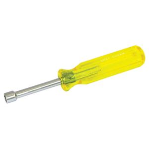Nut Driver - 8 mm, 6-3/4", Non Magnetic, Plastic, Amber, 1", 1"
