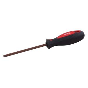 Ball End Screwdriver - 5/16", 4", Round, Cushion Grip, 8-1/4", 1-1/4", 1-1/4"