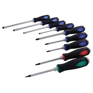 Screwdriver Set - 9 Pcs., Non Magnetic, 14" L x 10-1/4" W x 2" H, Limited Lifetime