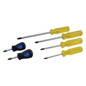 Screwdriver Set - 6 Pcs., Non Magnetic, 14" L x 5-3/4" W x 1-1/4" H, Limited Lifetime