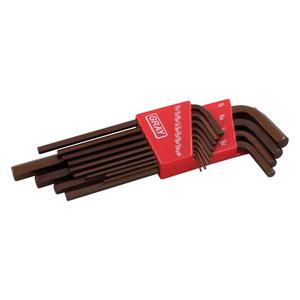 Long Arm Hex Key Set - 13, Imperial, 10-1/2" L x 3-3/4" W x 1-1/4" H