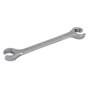 Flare Nut Wrench - 6, 6-1/10", 3/8", 1/2", 5/8", Chrome, Plain, 6 Point, 1", 1/2"
