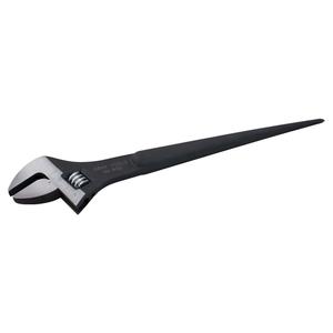 Structural Adjustable Wrench - 15", 1-3/4", Black Oxide, Plain, 1-3/16", 3-1/2", Limited Lifetime