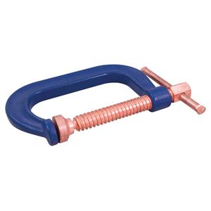 C-Clamp - 4" (102 mm), 3" (76 mm), 6200 lbs., 11" L x 6" W x 1" H, Limited Lifetime