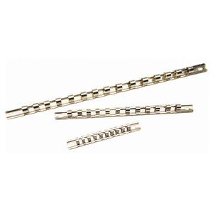 11" Socket Rail with Clips - 1/2", 9