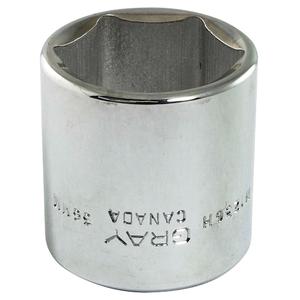 Socket - 1/2", 10 mm, 17 mm, 38 mm, 6, Hand/Standard, Standard