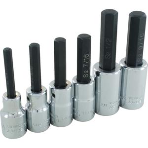Hex Head Socket Set - Hex, 1/2", 6, 7" L x 4" W x 1" H
