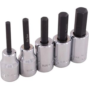 Hex Head Socket Set - Hex, 3/8", 5, 6" L x 2-3/4" W x 1-1/4" H