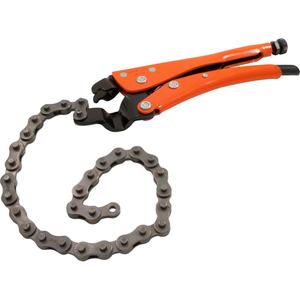 Locking Chain Clamp Pliers - 10", Omnium Grip, 6-1/4", 3", 2-1/2"