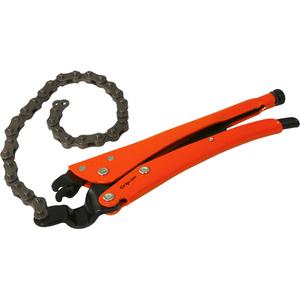 Locking Chain Clamp Pliers - 13", Omnium Grip, 6-1/4", 3", 1-1/4"