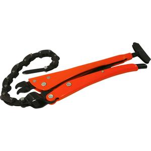Locking Chain Clamp Pliers - 13", Omnium Grip, 2-15/16", 3", 1-1/4"
