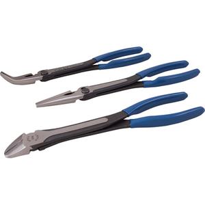 Long Reach Plier Set - 3, 13-1/2" L x 9-13/32" W x 1-21/32" H, Limited Lifetime