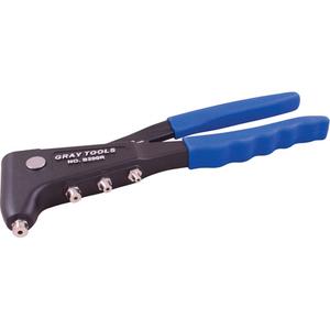 Rivet Gun - 3/16", 3/32"; 1/8"; 5/32";  3/16";  service wrench, 11-1/4" L x 3-1/2" W x 1-1/4" H