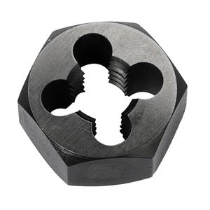 Hex Rethreading Die Nut - Chromium Steel/Carbon Steel, 1/4"-18, 1-1/4"/1", 5/8"
