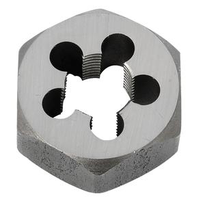 Hex Rethreading Die Nut - Chromium Steel/Carbon Steel, 1/2"-14, 1-5/8"/1", 3/4"