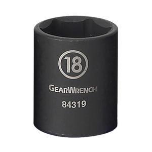 Socket - 3/8", 11 mm, 1.094", 6, Impact, Standard, 3/8"