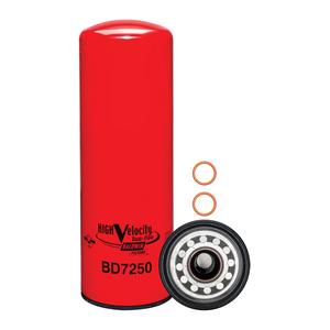 BD7250 High-Velocity Spin-On Dual-Flow Lube Filter - 14-7/32", 4-21/32"