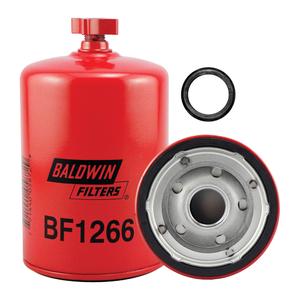 BF1266 Spin-On Fuel/Water Separator with Drain - 6-5/32", 3-11/16"