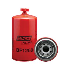 BF1268 Spin-On Suction Line Fuel/Water Separator with Drain - 7-3/8", 3-11/16"