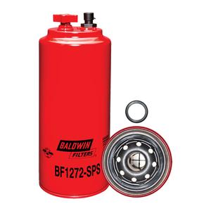 BF1272-SPS Spin-On Fuel/Water Separator with Drain - 9-15/32", 3-11/16"