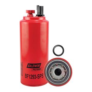 BF1293-SPS Spin-On Fuel/Water Separator with Drain - 10-1/32", 3-11/16"