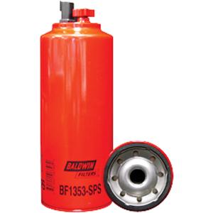 BF1353-SPS Spin-On Fuel/Water Separator with Drain - 11-11/16", 4-1/4"