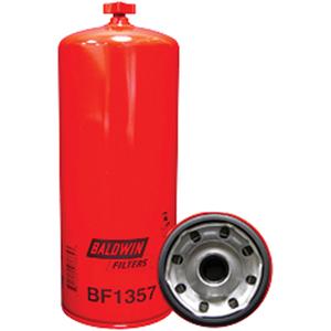 BF1357 Spin-On Fuel/Water Separator with Drain - 12-3/32", 4-11/16"