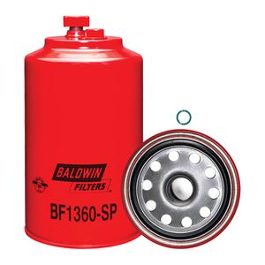 BF1360-SP Spin-On Fuel/Water Separator with Drain - 8-1/8", 4-9/32"