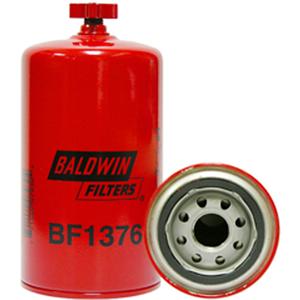 BF1376 Spin-On Fuel Filter with Drain - 7-13/32", 3-11/16"