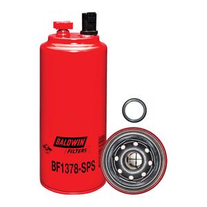 BF1378-SPS Spin-On Fuel/Water Separator with Drain - 10-1/32", 3-23/32"