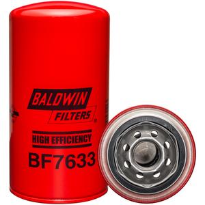 BF7633 High-Efficiency Spin-On Fuel Filter - 7-1/8", 3-11/16"