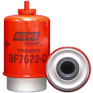 BF7672-D Primary Fuel/Water Coalescer Element with Drain - 5-31/32", 3-9/32"