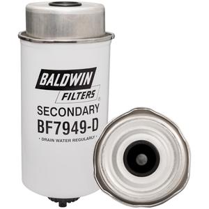 BF7949-D Secondary Fuel/Water Separator with Removable Drain - 7-21/32", 3-1/2"