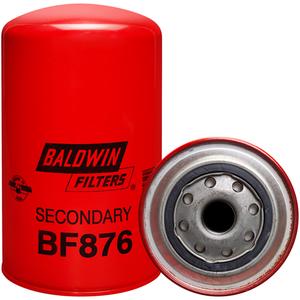 BF876 Secondary Spin-On Fuel Filter - 7-11/32", 4-1/4"