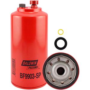 BF9903-SP Secondary Fuel/Water Separator with Drain - 9-7/32", 4-1/4"