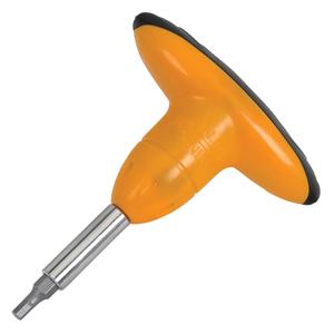 Torque Limiting T-handle Screwdriver - 3.7 Ft-lbs., 7-1/2", Plastic, Hex, 1/4"