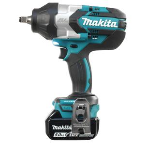 Cordless High Torque Impact Wrench Kit - 18 V, 1/2", Lithium-Ion, 0-1800, 740 ft-lbs, 1180 ft. lbs., 3, 0-900, 0-1000