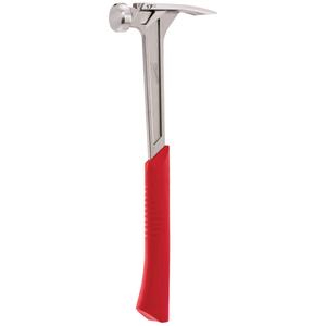 Smooth Face Framing Hammer - 17 oz., Plain, Solid Steel, 16-1/8", limited lifetime