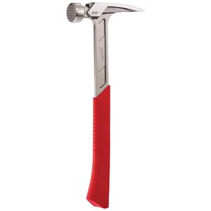 Milled Face Framing Hammer - 22 oz., Checkered, Solid Steel, 15", limited lifetime